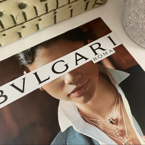 Handmade 8x10 Fashion Collage - Bvlgari Roma - Picture 5 of 12